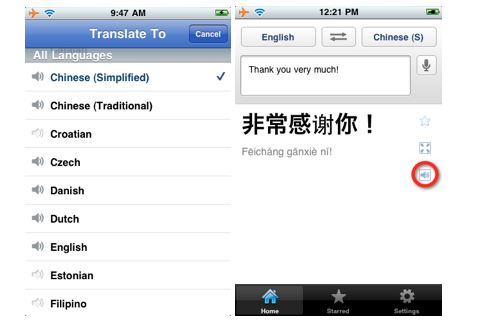 Tłumacz Google dla iPhone