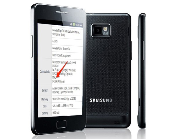 Samsung Galaxy S II - MHL