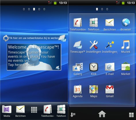 Xperia X10 - Gingerbread