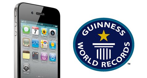 Rekord Guinnessa dla iPhone 4 i App Store