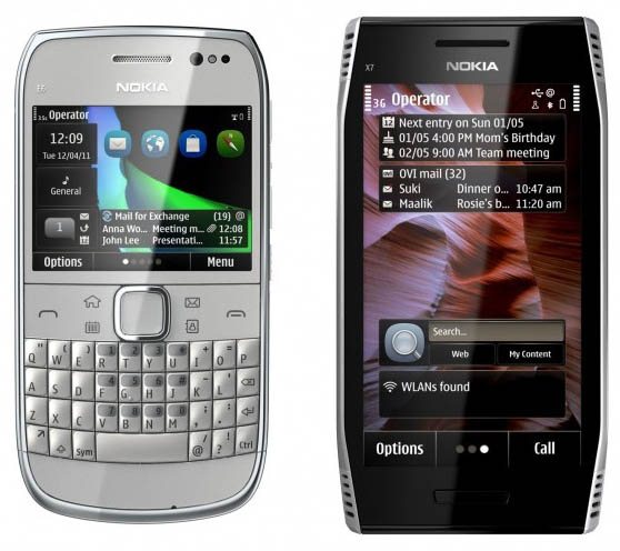 Nokia X7 i E6