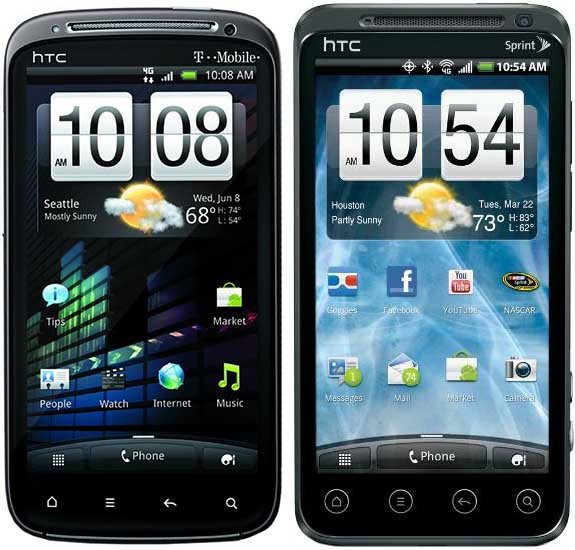 HTC Sensation i EVO 3D