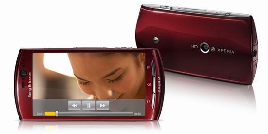 Sony Ericsson Xperia Neo - czerwień