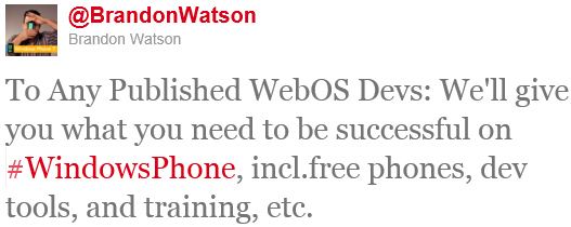 Microsoft przekonuje deweloperów webOS