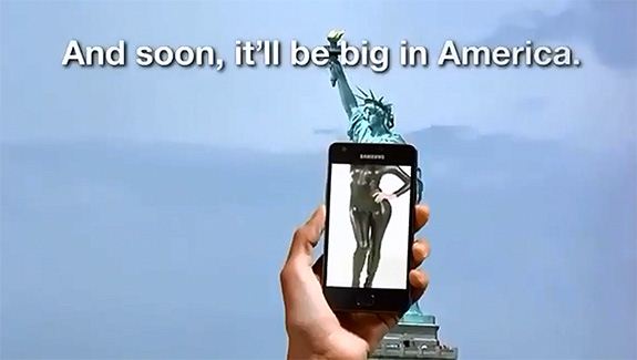 Samsung Galaxy S II - reklama USA