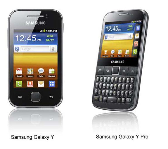 Samsung Galaxy Y, Galaxy Y Pro