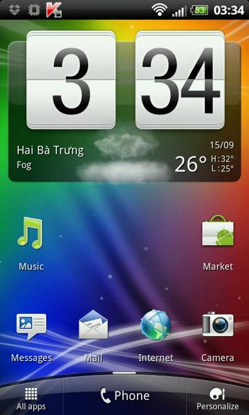 HTC Desire S i HD z Sense 3.5