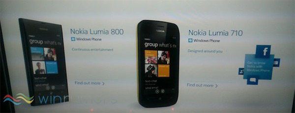 Nokia Lumia 800, 710