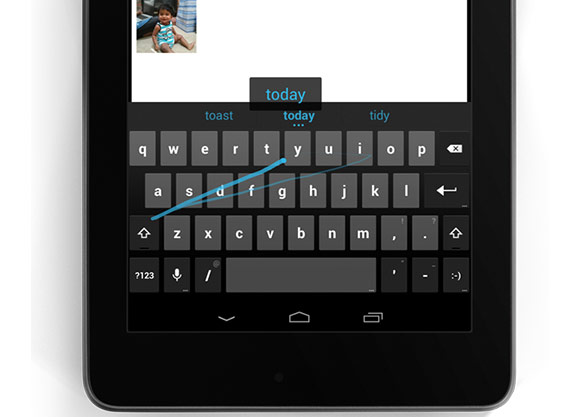 Android 4.2 Jelly Bean - pisanie gestami