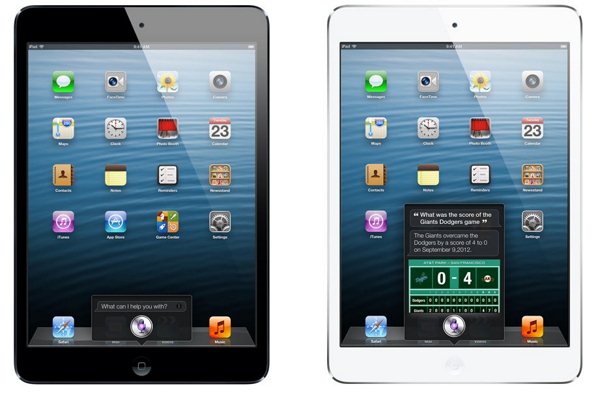 Apple iPad mini - czarny i biały