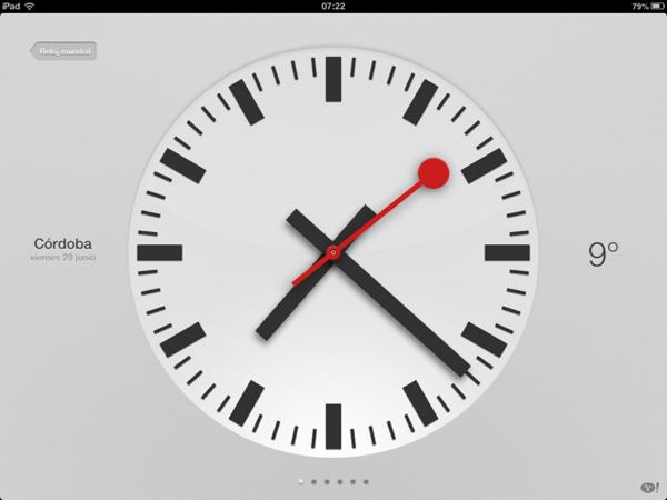 Apple iOS 6 - zegar