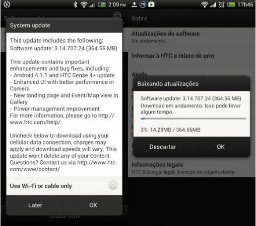 HTC One X - aktualizacja do Android 4.1.1 Jelly Bean