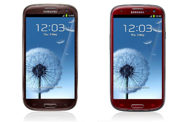Samsung Galaxy S III - kolory