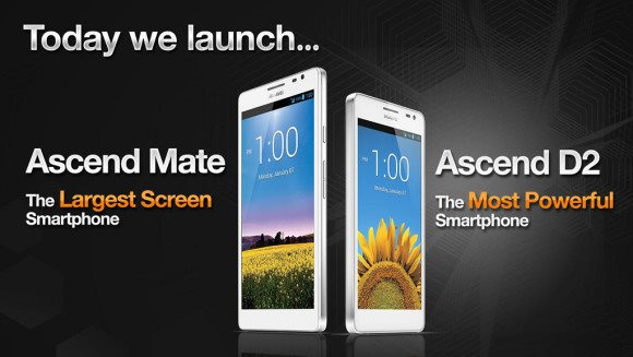 Huawei Ascend Mate oraz Ascend D2