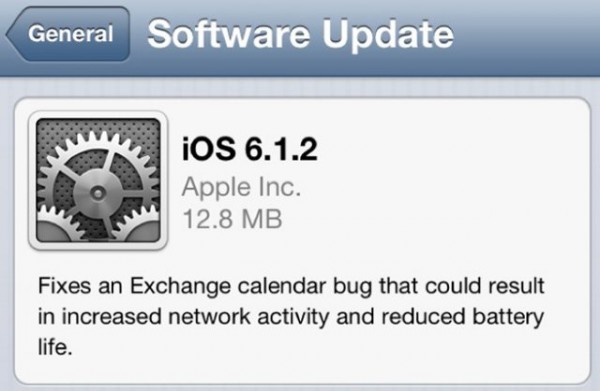 Apple iOS 6.1.2