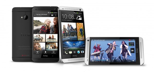 HTC ONE M7 - biały i czarny