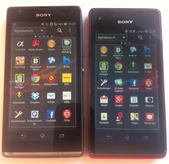 Sony Xperia SP i Xperia V