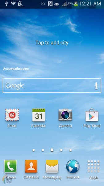 Samsung Galaxy S IV - zrzut ekranu
