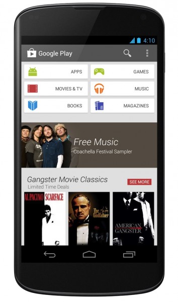 Google Play 4.0 - smartfon