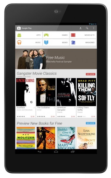 Google Play 4.0 - tablet