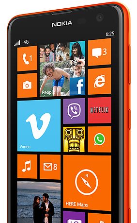 Nokia Lumia 625 - czerwona