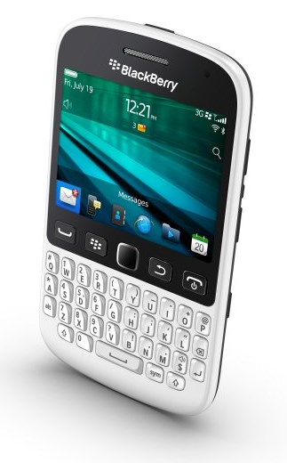 BlackBerry 9720 - biały, front