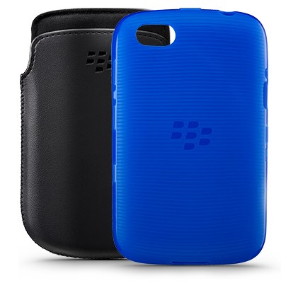 BlackBerry 9720 - pokrowce, czarny i niebieski