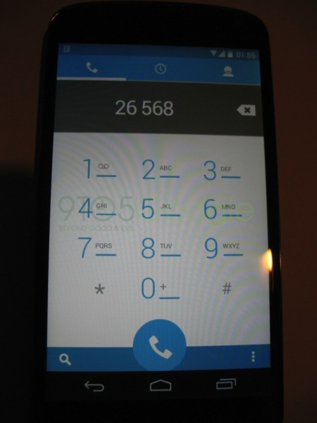 Android 4.4 KitKat - klawiatura numeryczna