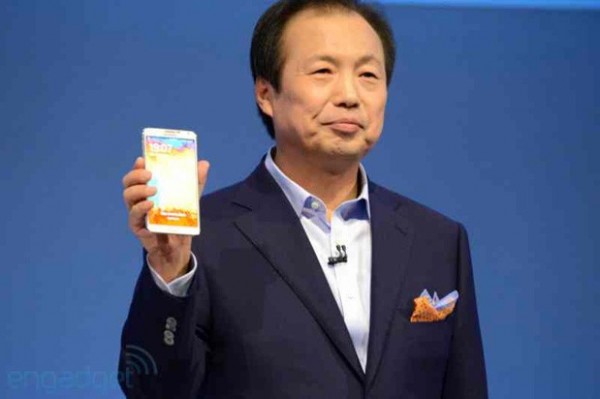 JK Shin z Samsungiem Galaxy Note 3