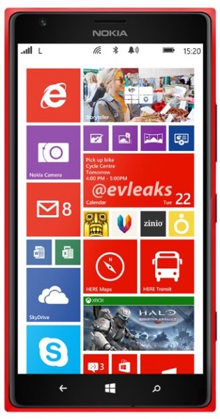 Nokia Lumia 1520 - czerwona