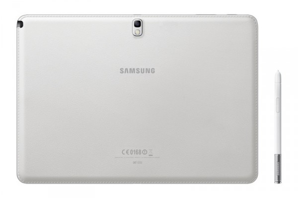 Samsung Galaxy Note 10.1 - biały z rysikiem, tył