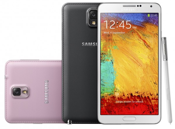 Samsung Galaxy Note 3 - kolory, tył i przód