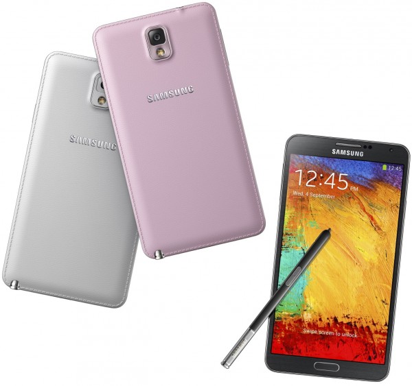 Samsung Galaxy Note 3 - kolory, tył i przód