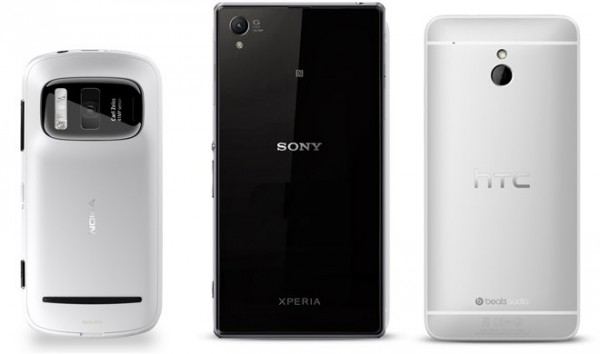 Sony Xperia Z1, Nokia 808 PV i HTC One mini