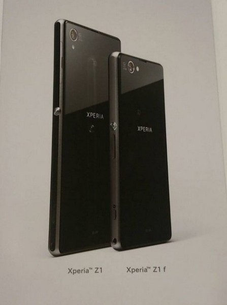 Sony Xperia Z1 mini obok Xperi Z1