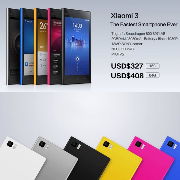 Xiaomi Mi3 - broszura