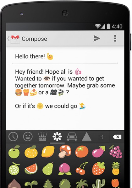 Android 4.4 KitKat - emoji