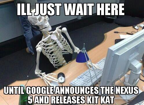 Czekajac na Nexusa 5 i KitKat