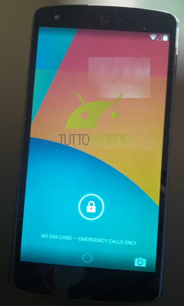 LG Nexus 5 i Android 4.4 KitKat - ekran blokowania