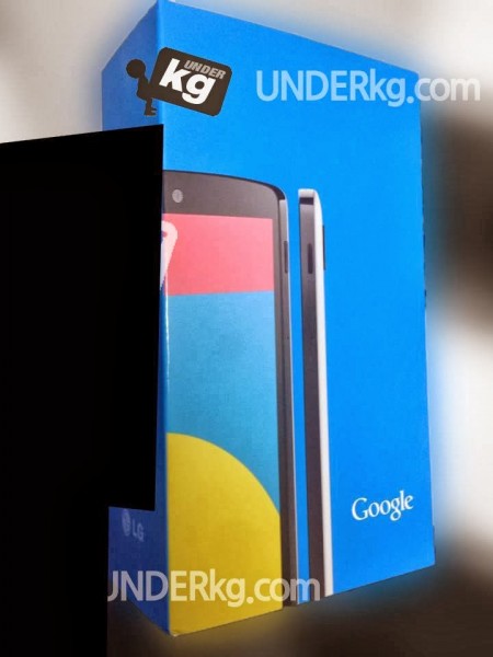 LG Nexus 5 w pudelku sklepowym