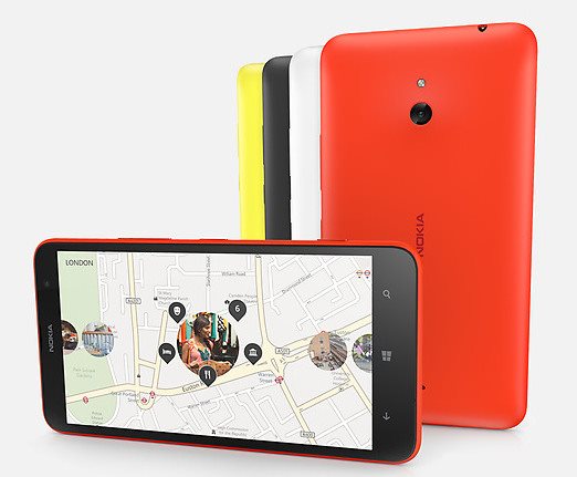 Nokia Lumia 1320 - front i tyl