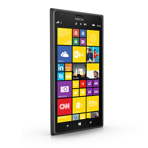 Nokia Lumia 1520 - czarna, rzut