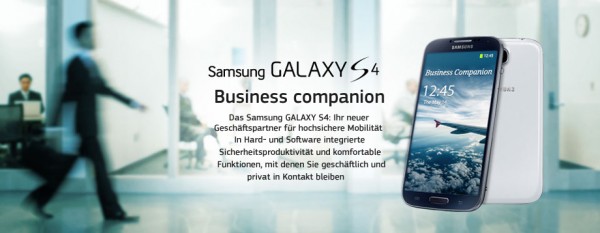 Samsung Galaxy S4 ze Snapdragonem 800 - niemiecki baner