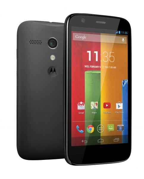 Motorola Moto G - przód i tył