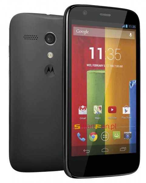 Motorola Moto G - front i tył