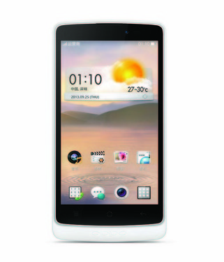 Oppo R833T - front