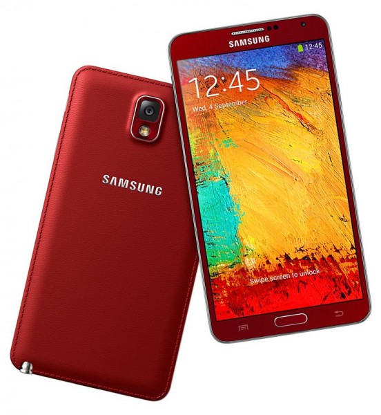 Samsung Galaxy Note 3 - czerwony