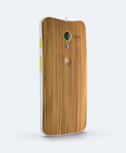 Motorola Moto X - bamboo, całe plecki