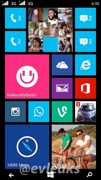 Nokia Lumia 630/635 - zrzut ekranu