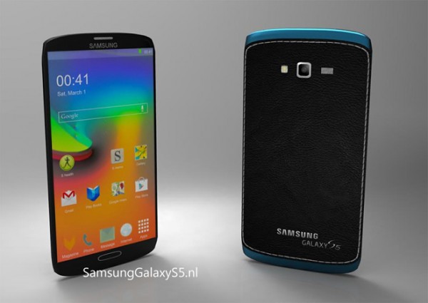 Samsung Galaxy S5 - koncept, front i tył
